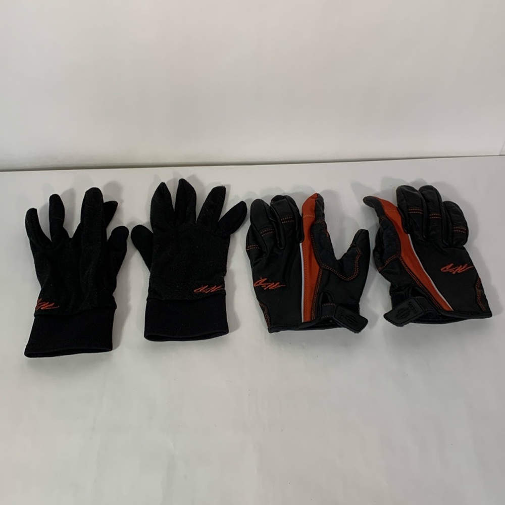 Harley Davidson RCS leather riding  gloves women’s with polyester liners